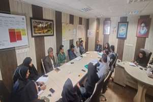 بازدید تیم نظارت عالیه معاونت بهداشت دانشگاه از شبکه بهداشت و درمان داراب